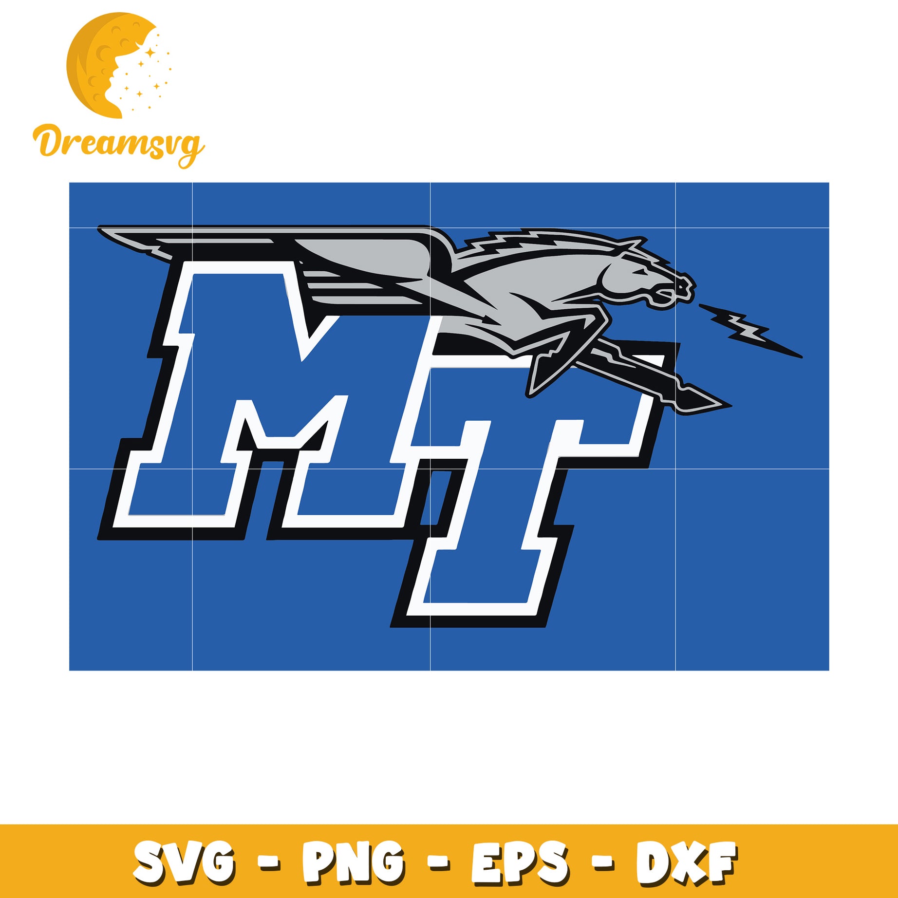 MT Mustang Logo SVG PNG EPS DXF