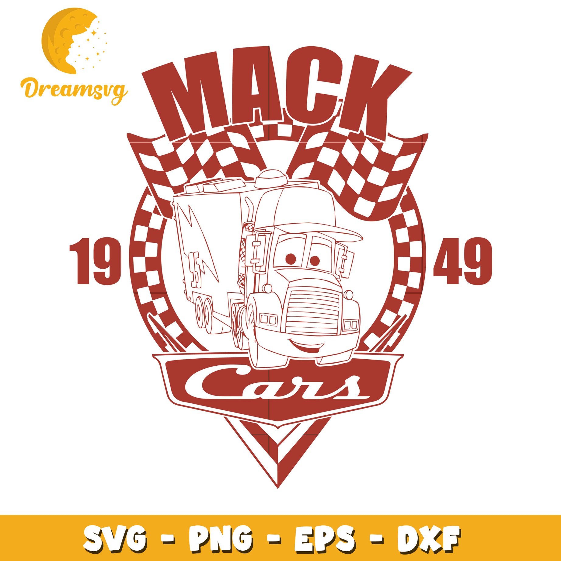 Mack Truck Cars SVG Cut File