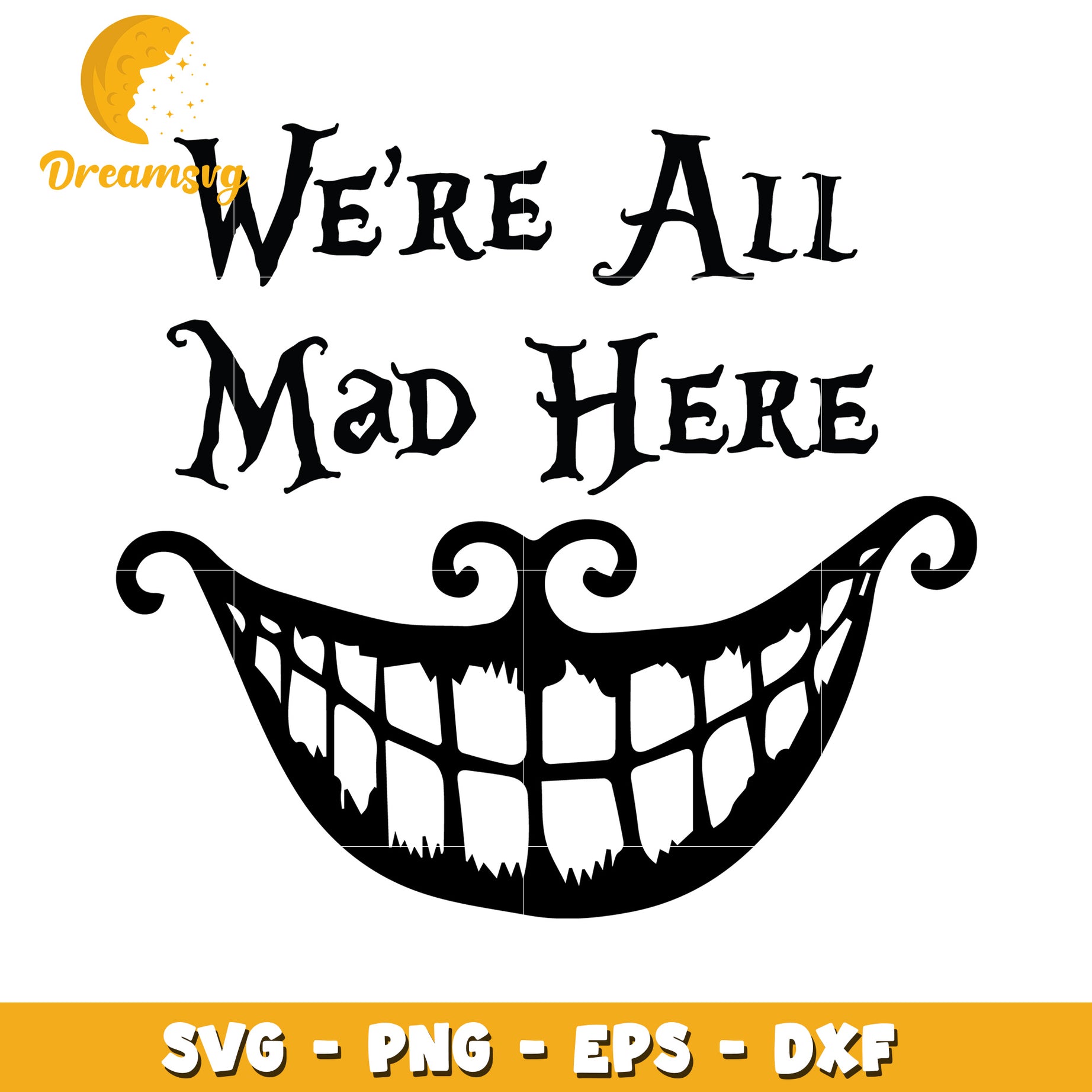 Mad Hatter SVG PNG EPS DXF Files