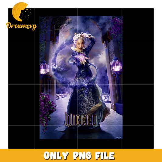 Madame Morrible Poster png, wicked​ 2024 png, wicked emerald city png