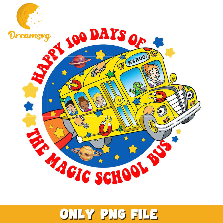 Magic School Bus 100 Days PNG