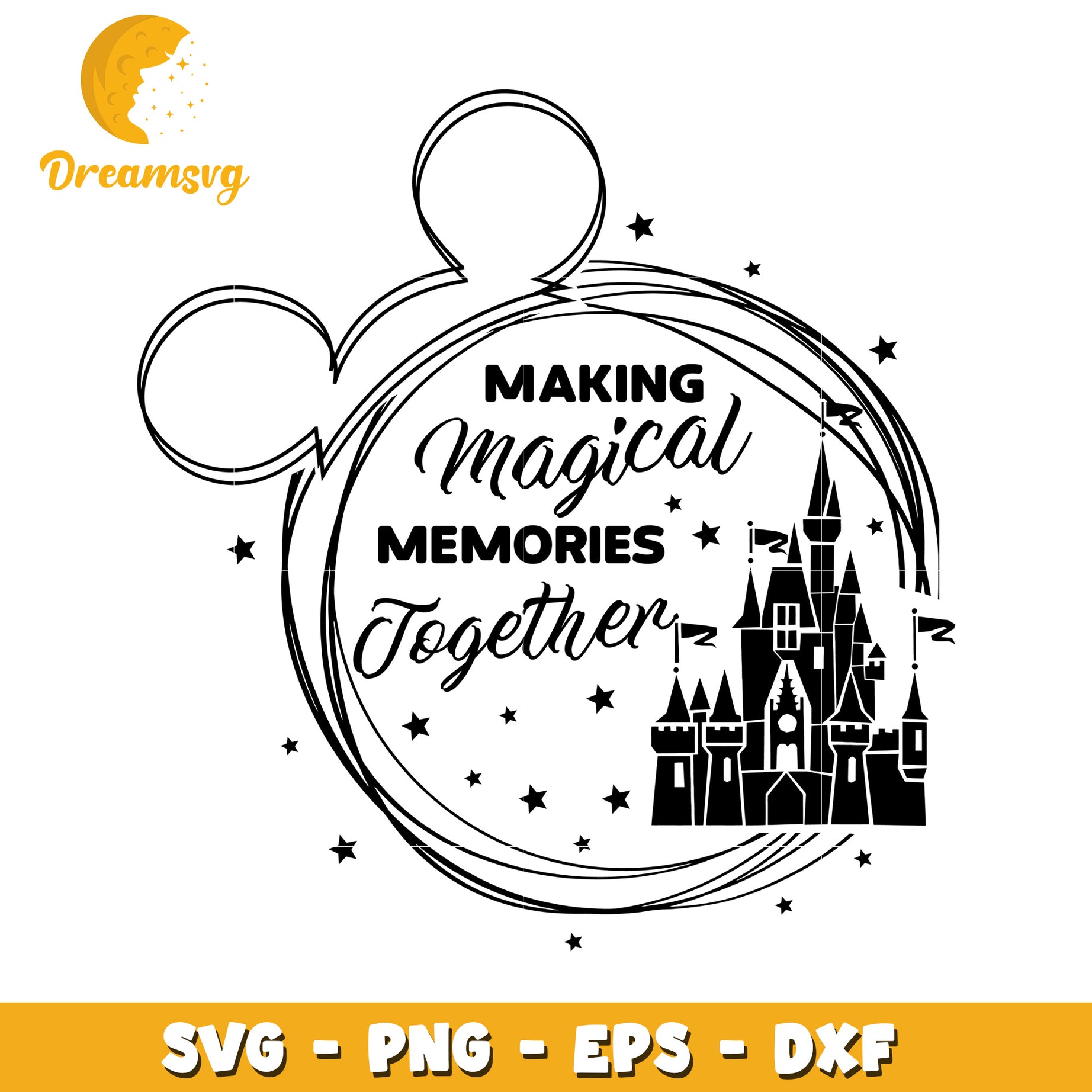 Magical Memories SVG Disney Castle