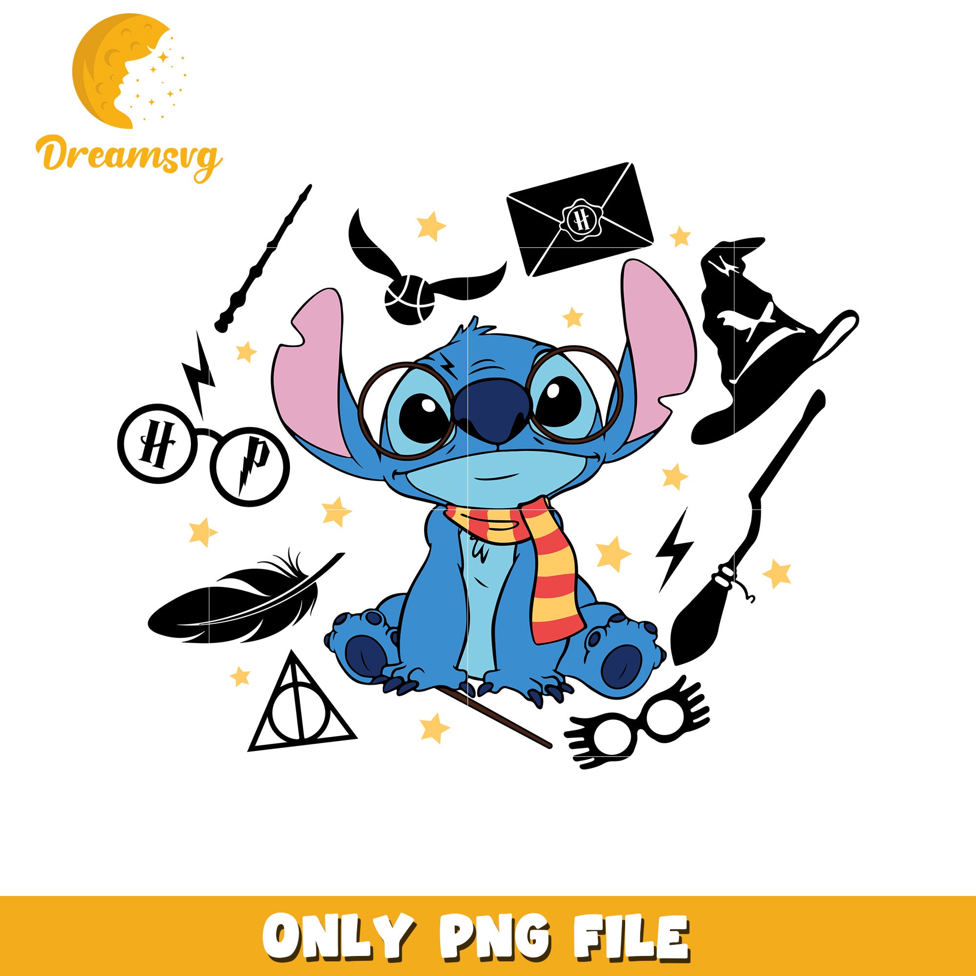 Magical Stitch PNG File for Fantasy Lovers and Fans