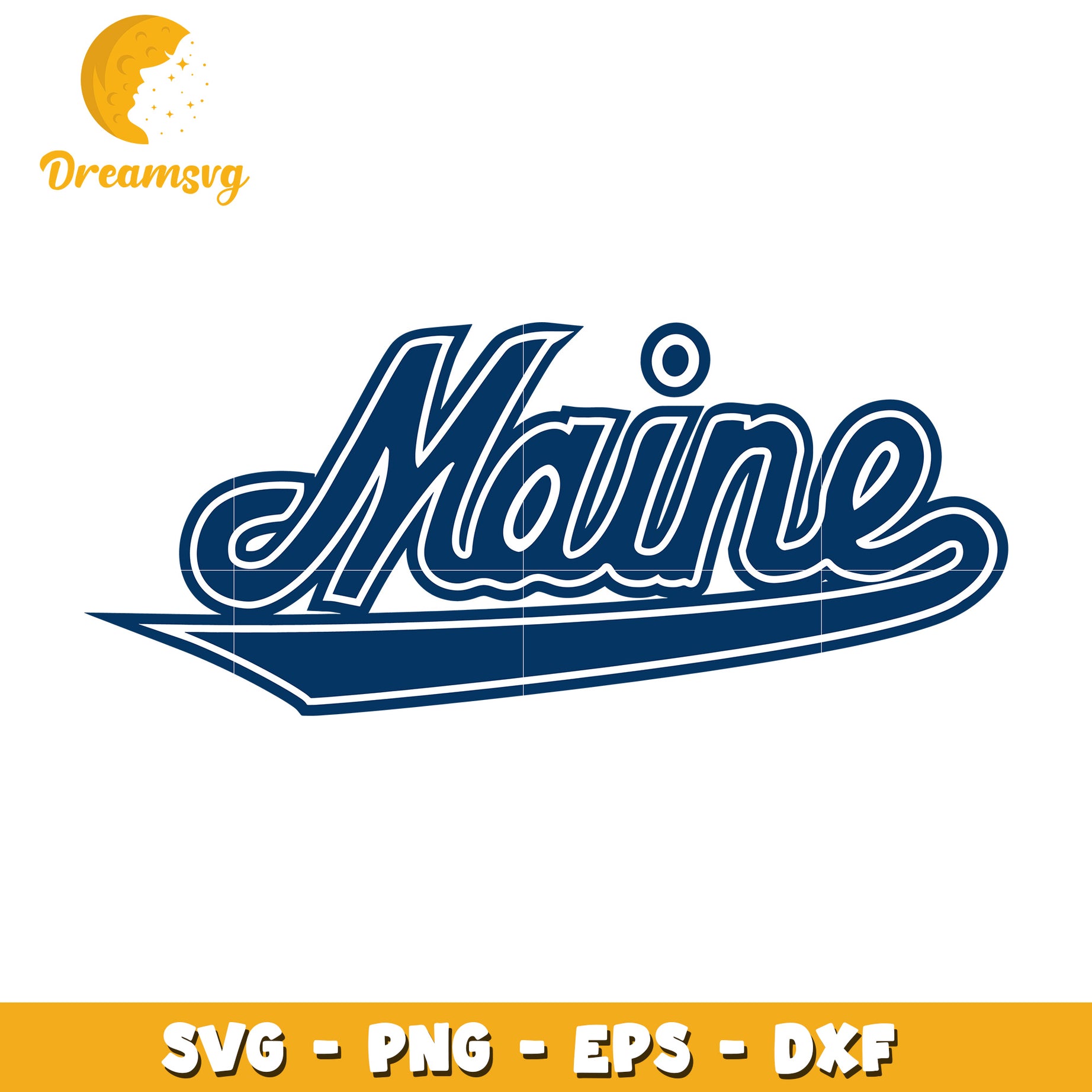 Maine SVG PNG EPS DXF Cut File