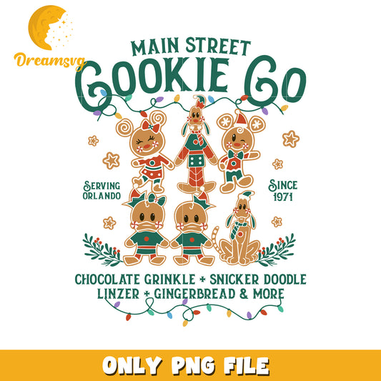 Main street cookie and co png, christmas cookies png, christmas cartoon png