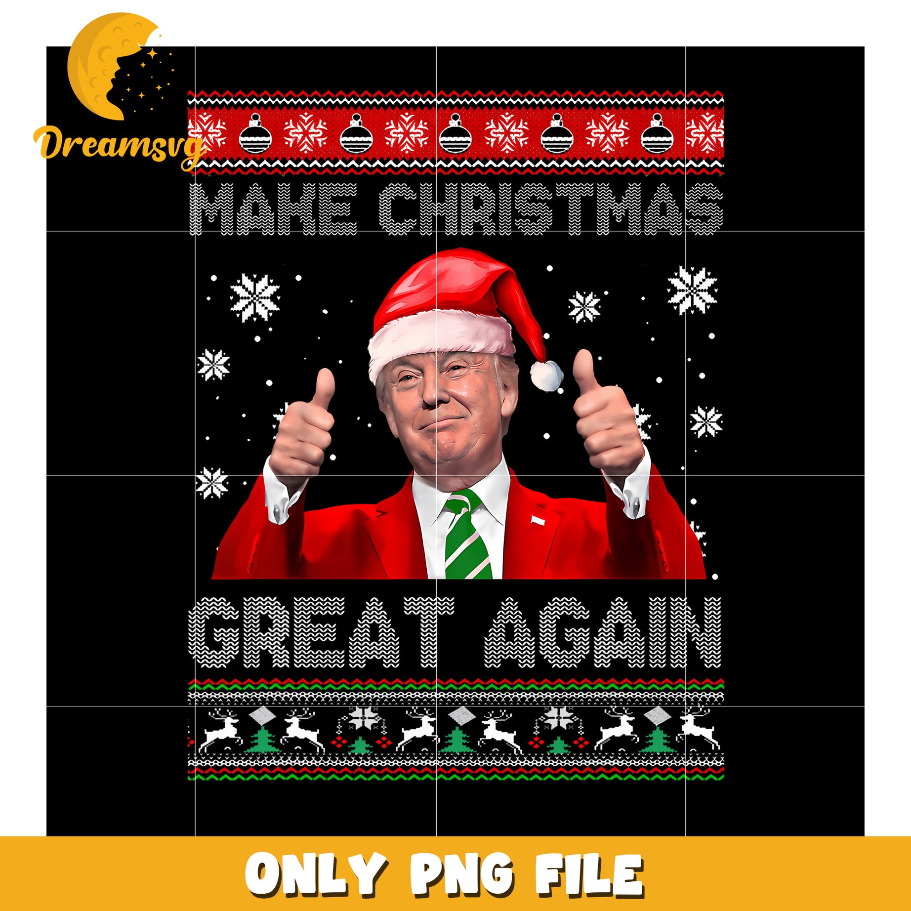 Make Christmas Great Again png, funny christmas png, christmas tree png
