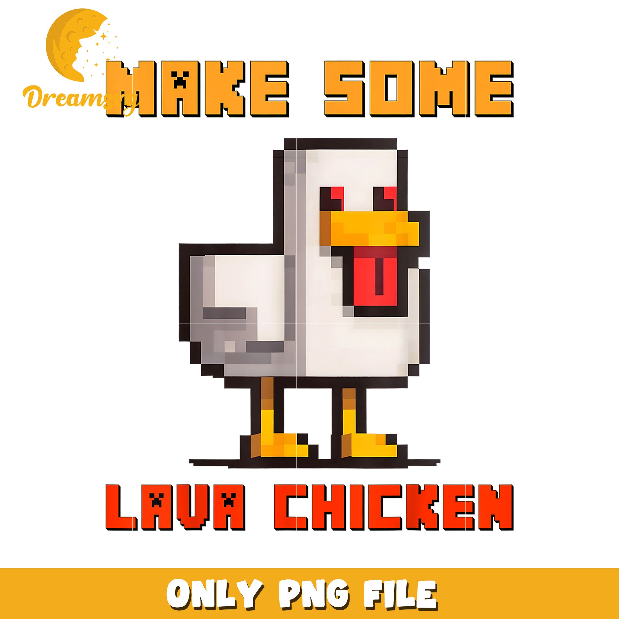 Make Some Delicious Lava Chicken, Exclusive PNG File Download