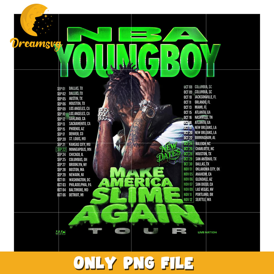 Make america smile again png, masa tours​ png, youngboy masa​ png