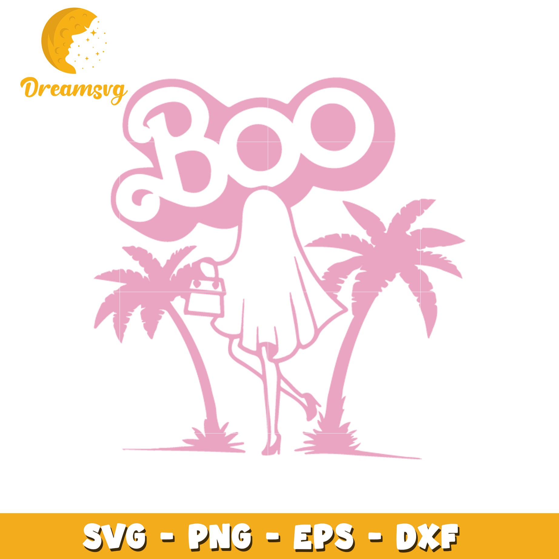 Maliboo barbie ghost design svg, barbie svg, halloween svg