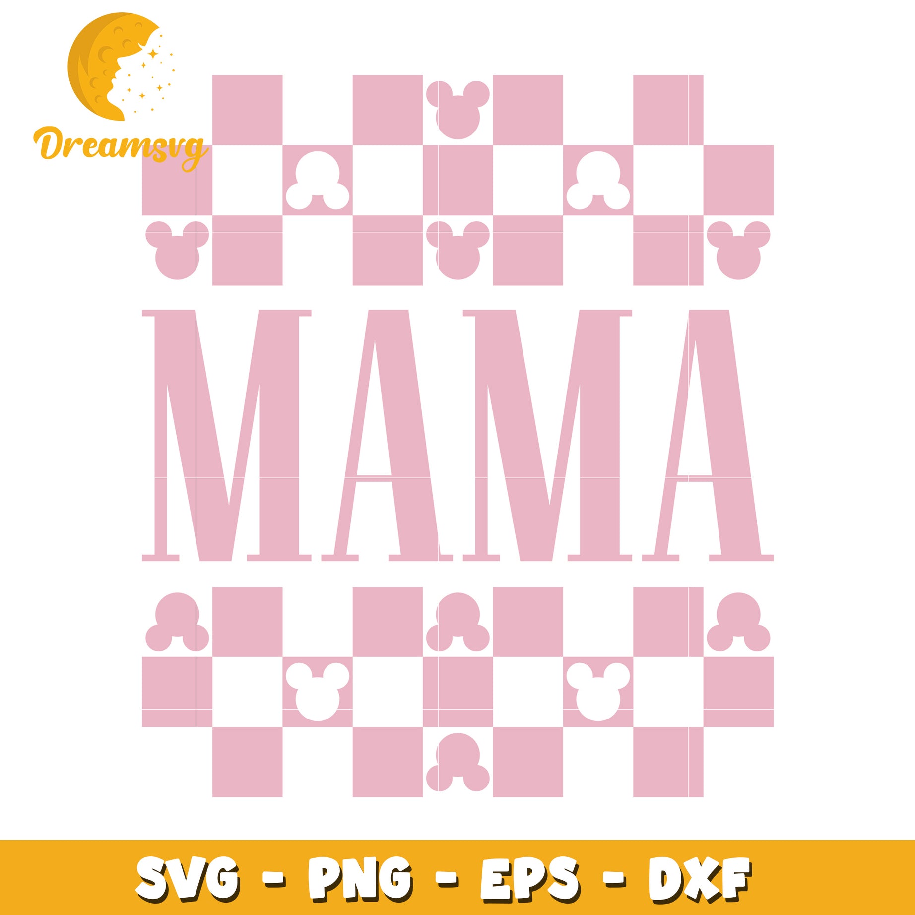 Mama Mickey Mouse SVG PNG EPS DXF
