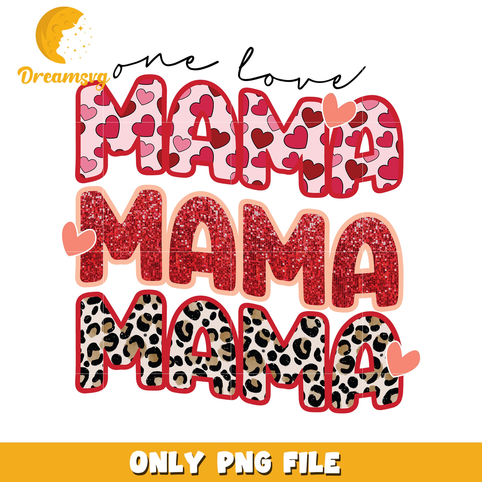 Mama PNG Valentines Day Design