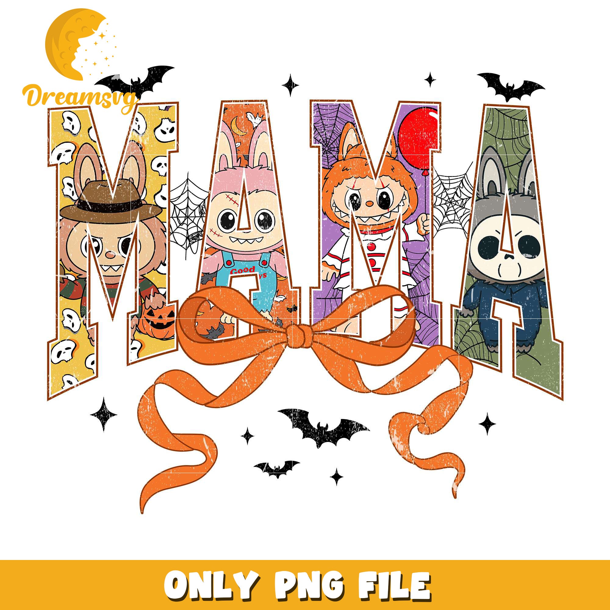 Mama labubu png, halloween kills​​​ png, halloween decorations​​ png