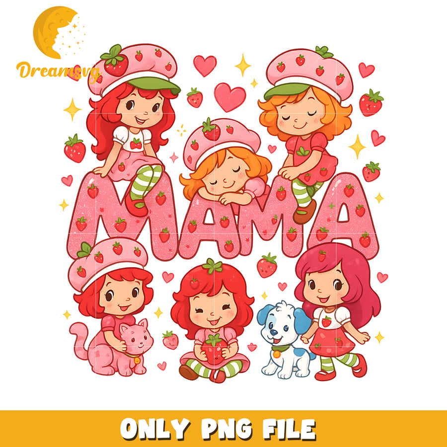 Mama shortcake png, shortcake strawberry png, strawberry shortcake characters png