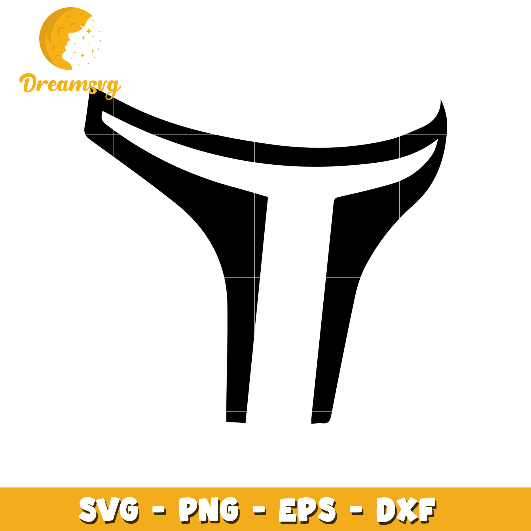 Mandalorian Helmet PNG, SVG, EPS, DXF Files