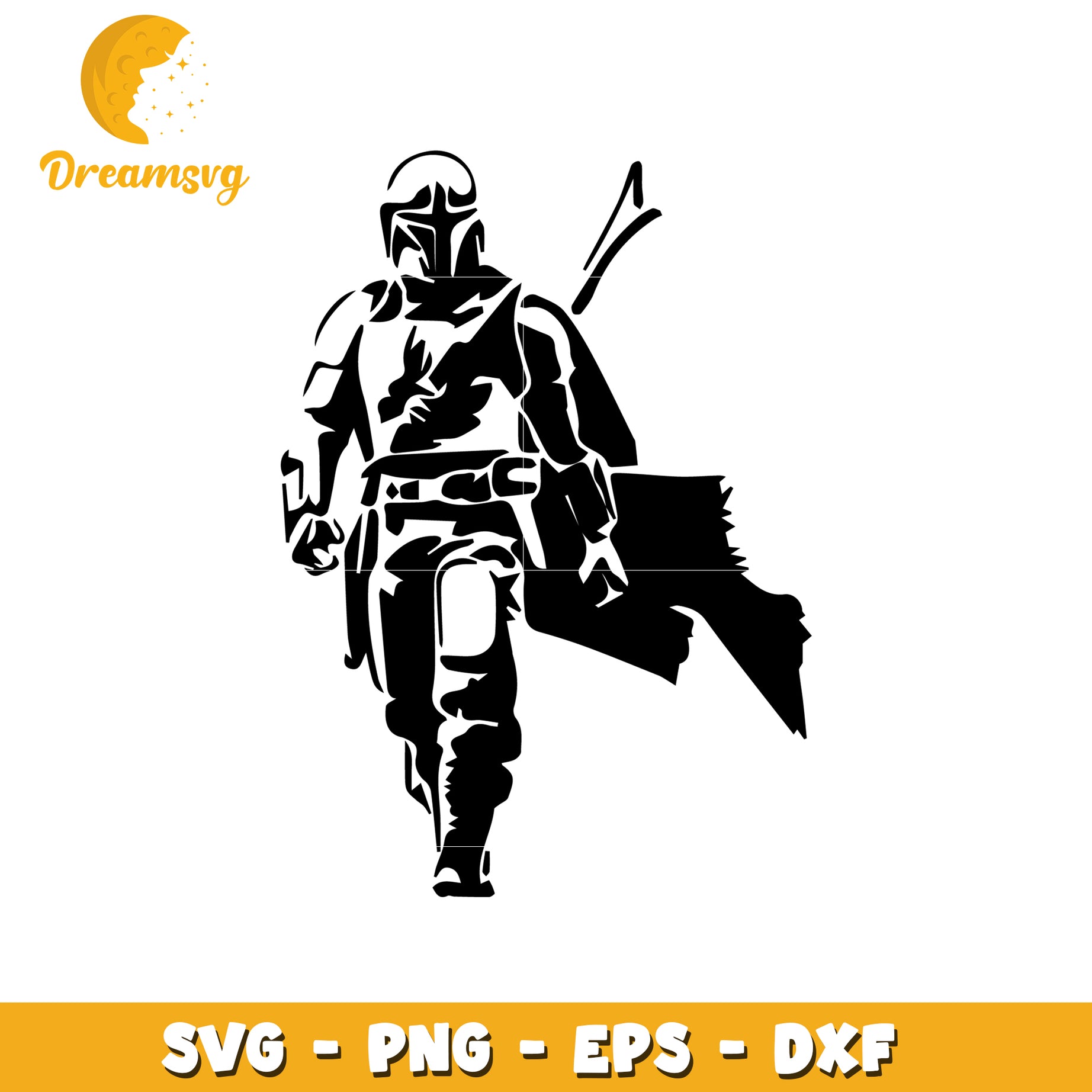 Mandalorian SVG Cut File