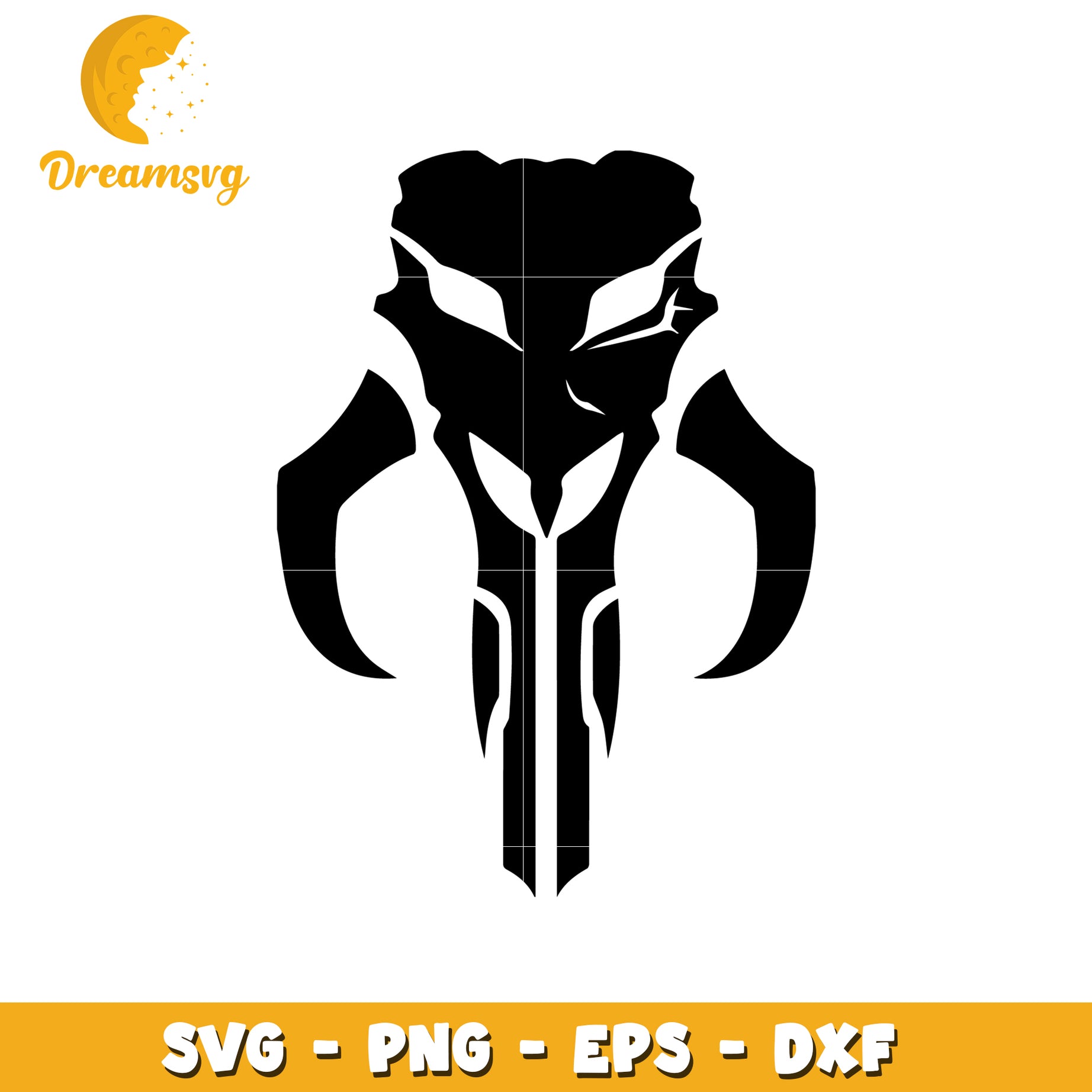 Mandalorian Symbol PNG, SVG, EPS, DXF Files