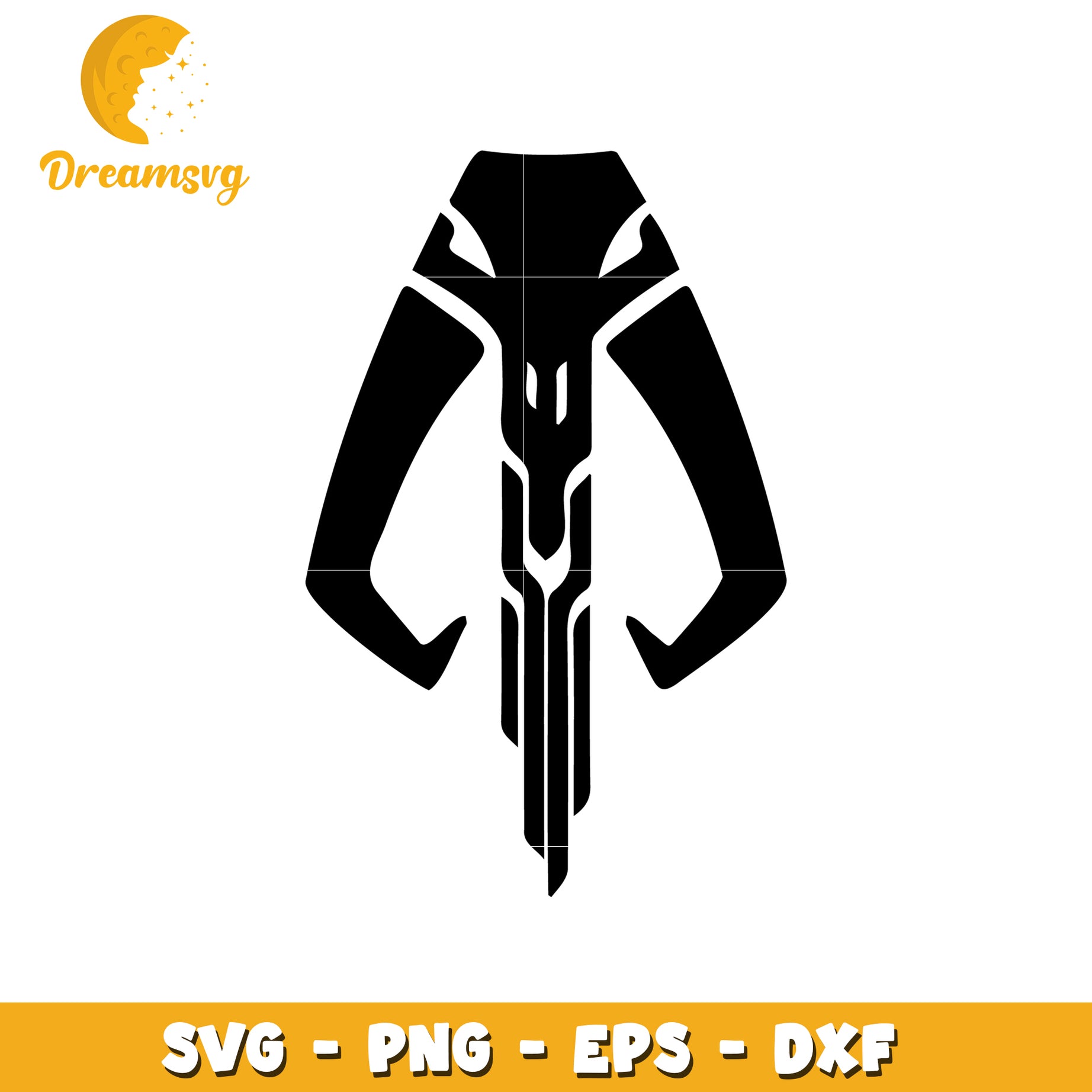 Mandalorian Symbol SVG Cut File