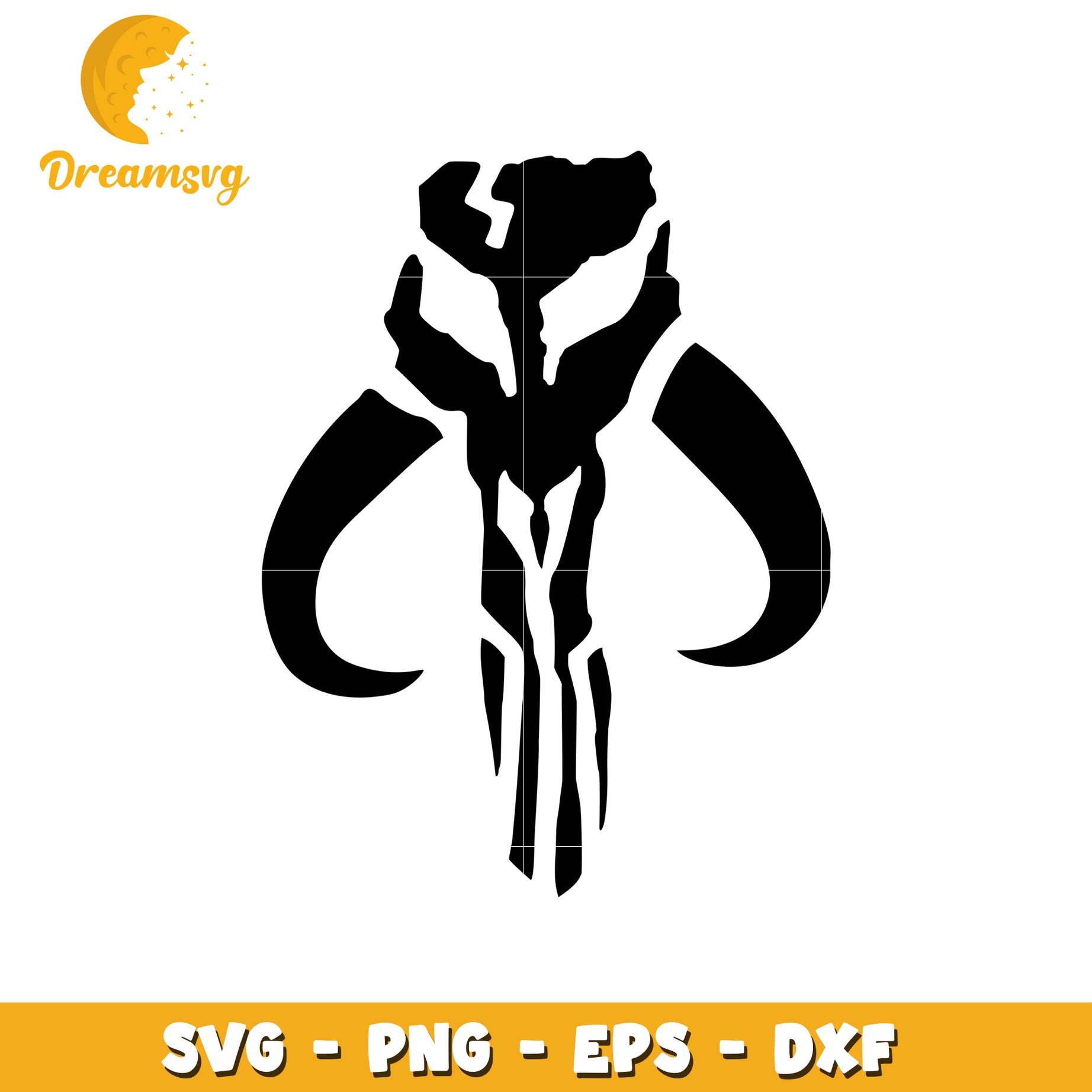 Mandalorian Symbol SVG PNG EPS DXF