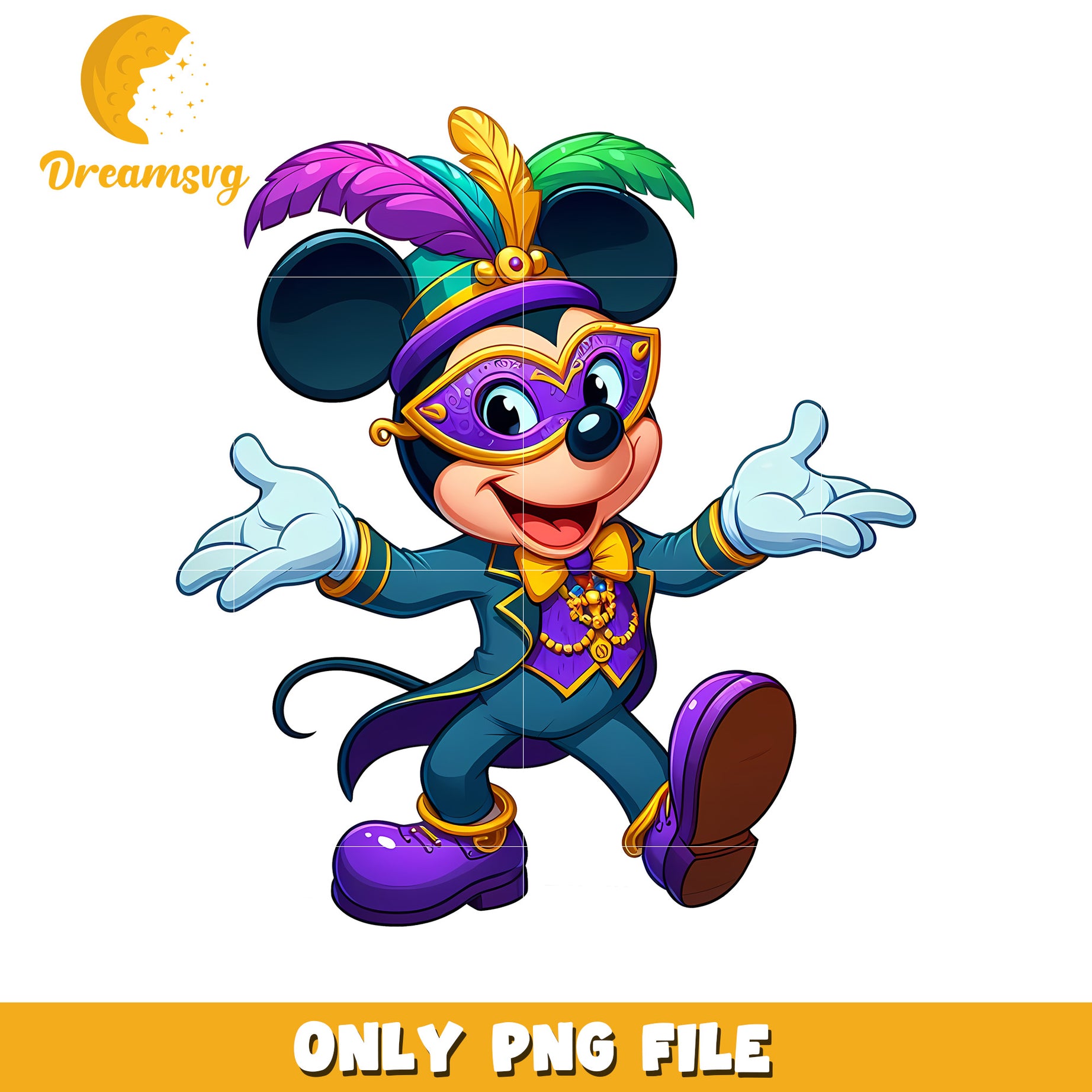 Mardi gras mickey outfit png, mardi gras png, disney character png