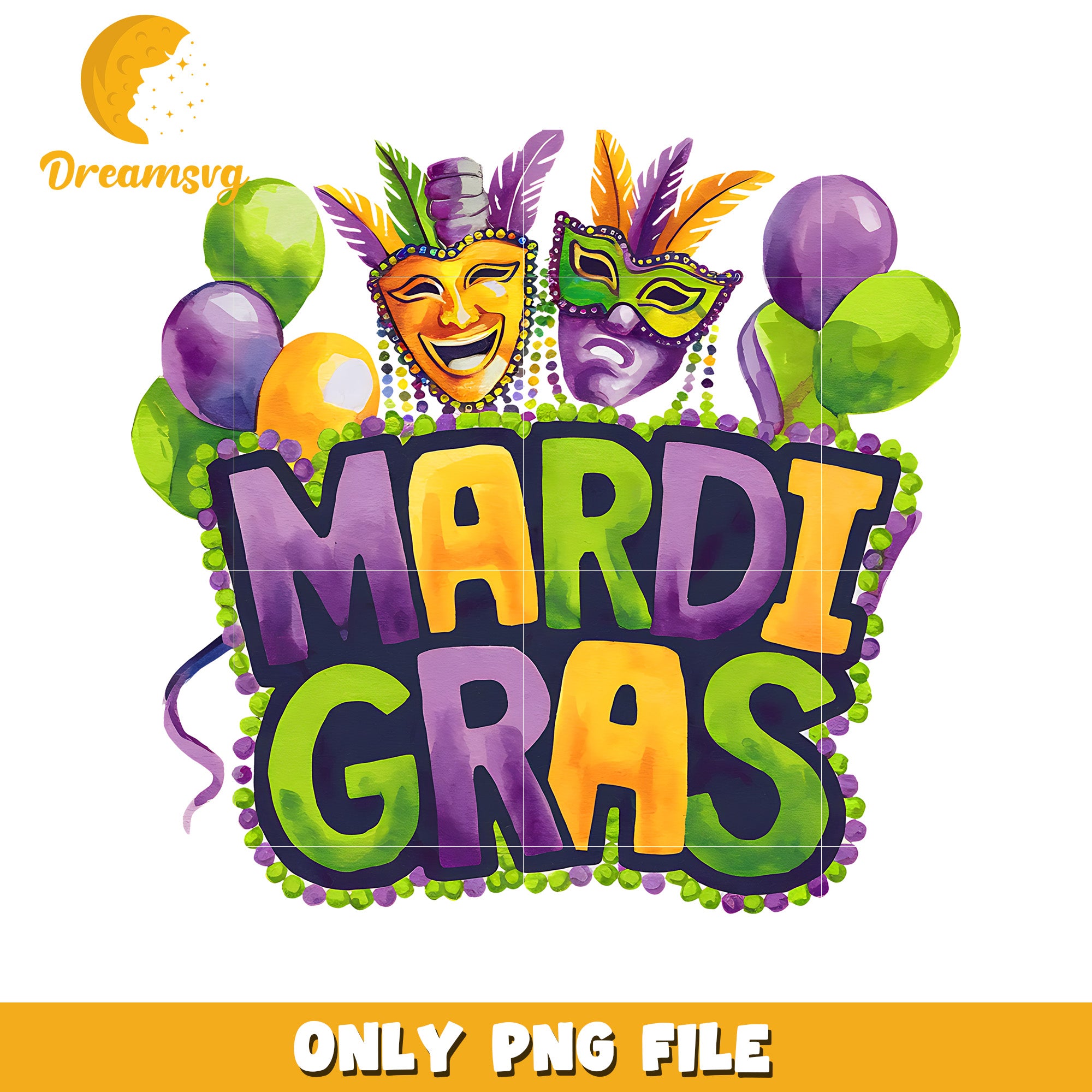 Mardi gras vintage mask font design png, mardi gras mask png