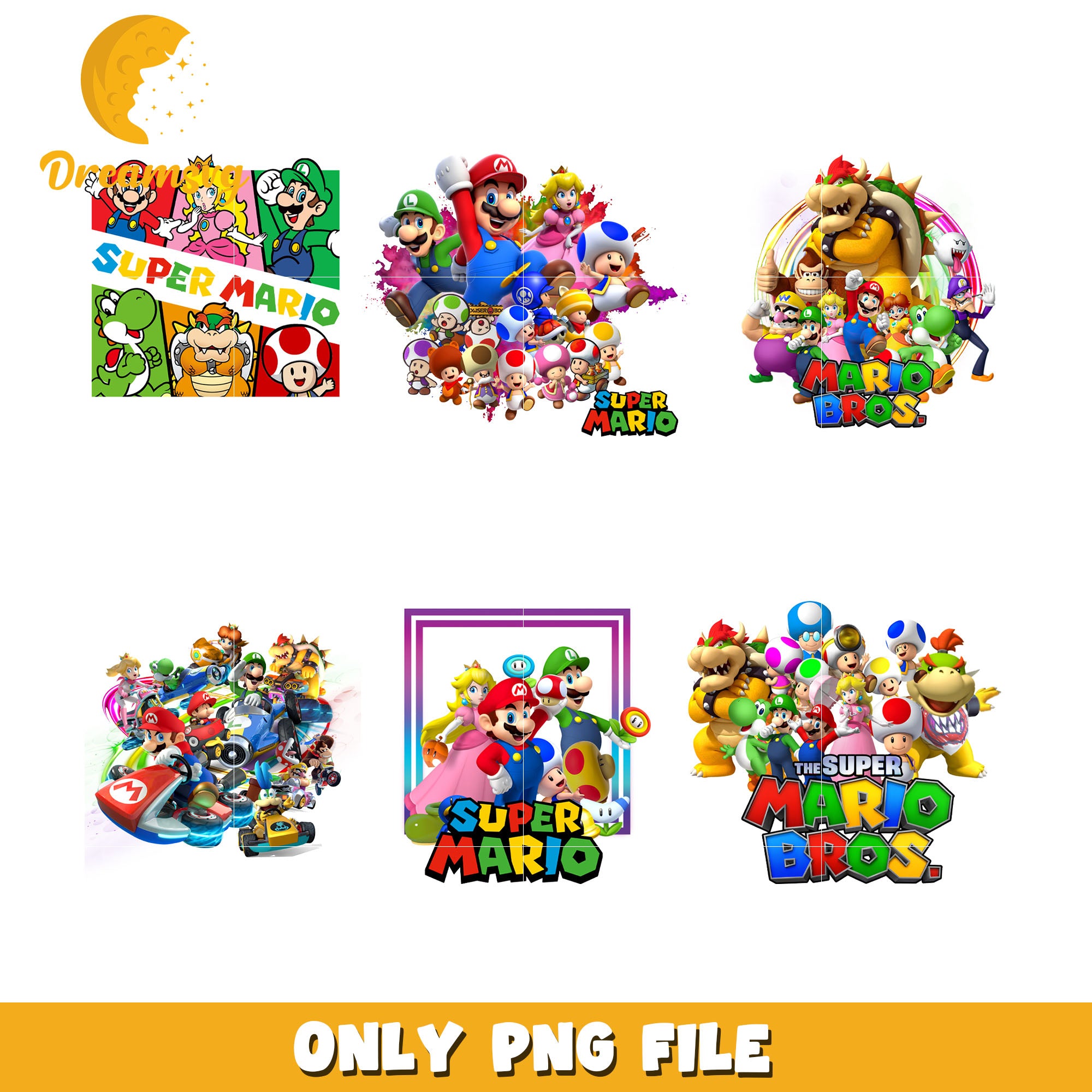 Cast of the super mario bros movie bundle png, the super mario bros pn ...
