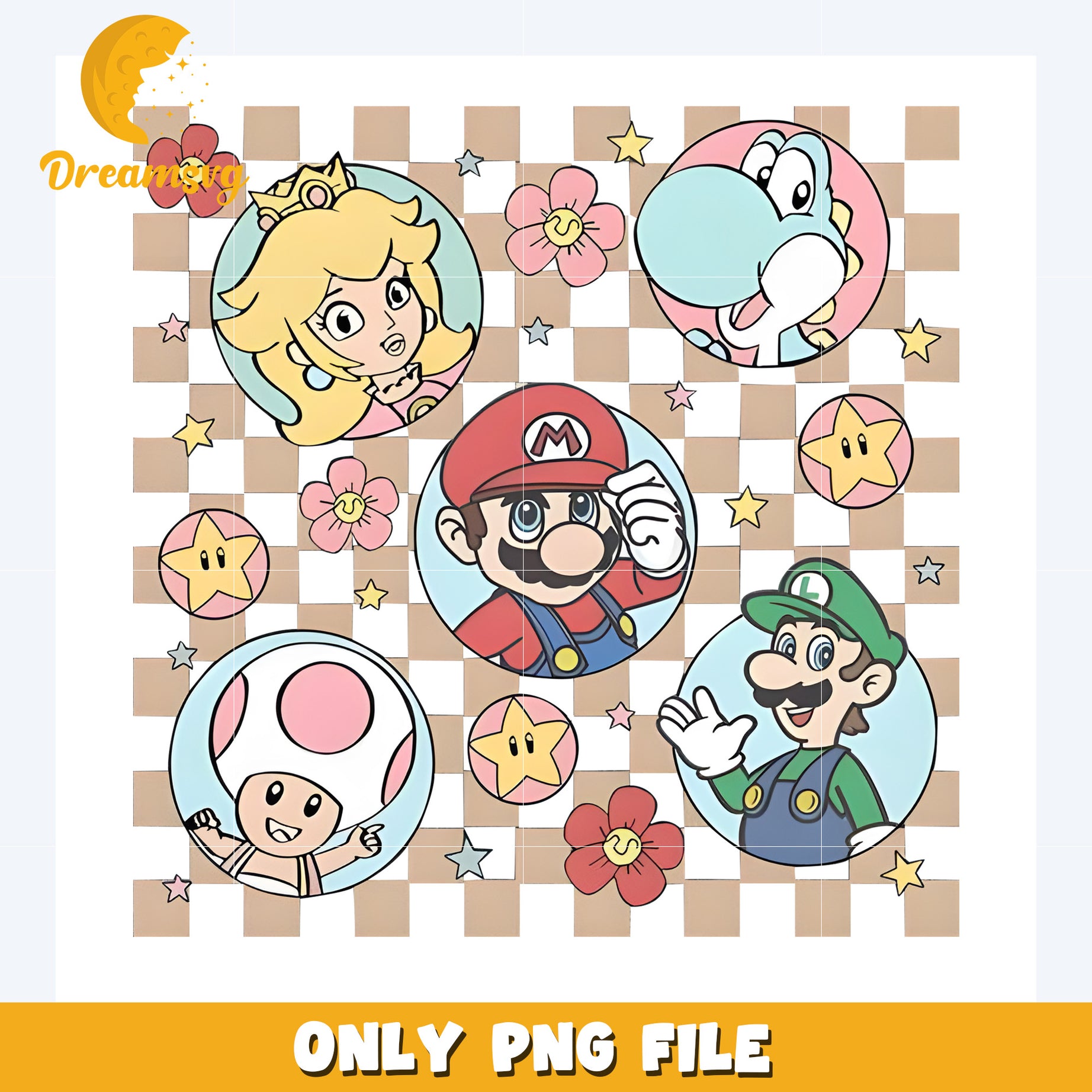 Mario characters design png, disneyland png, disney movies png