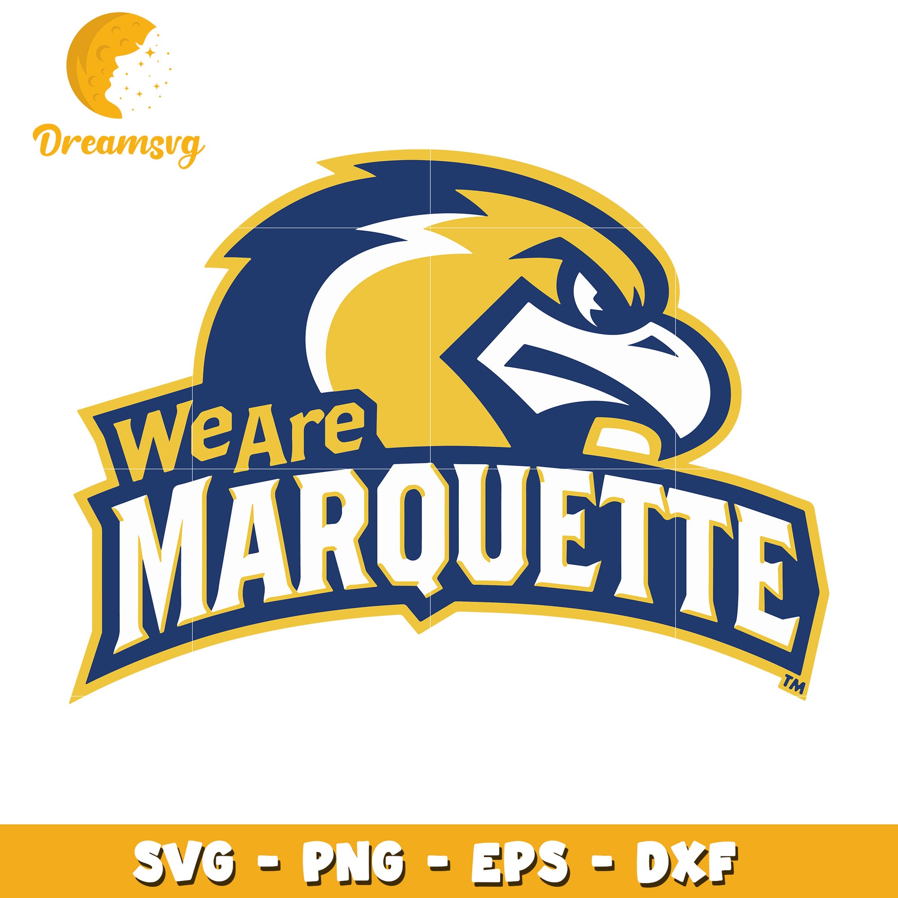 Marquette Eagle SVG PNG EPS DXF Files