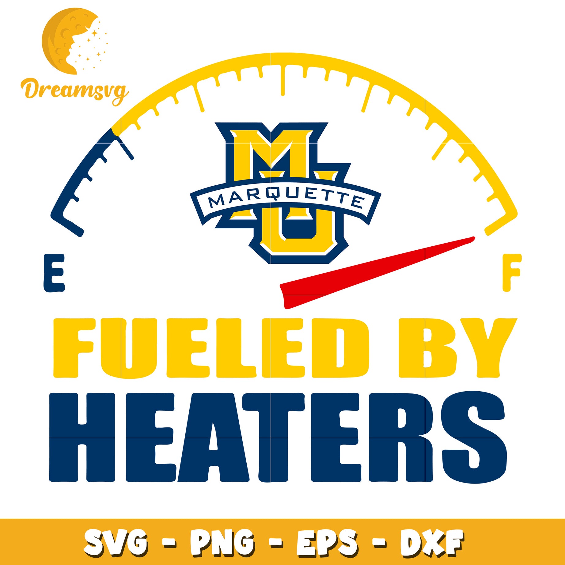 Marquette Fuel Gauge SVG Cut File