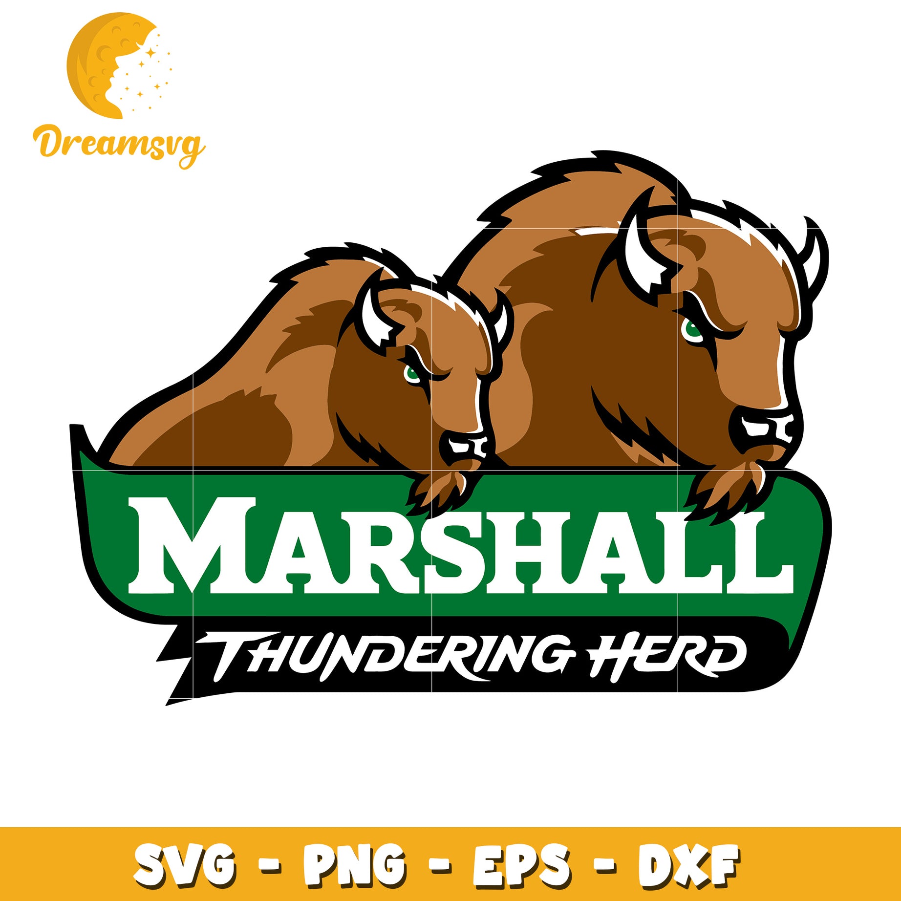 Marshall Thundering Herd SVG PNG EPS DXF