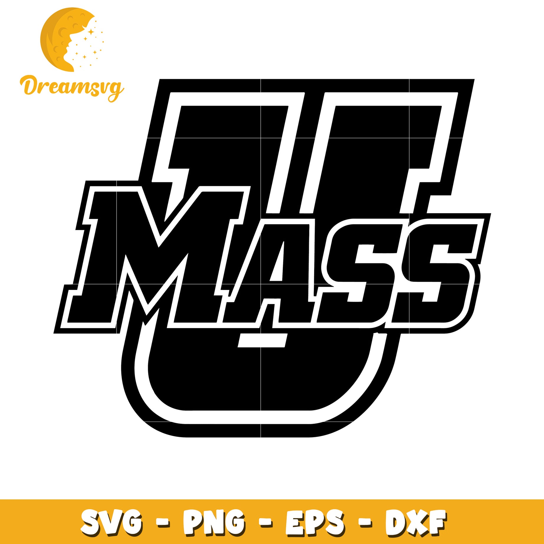 Mass U SVG PNG EPS DXF Cut File