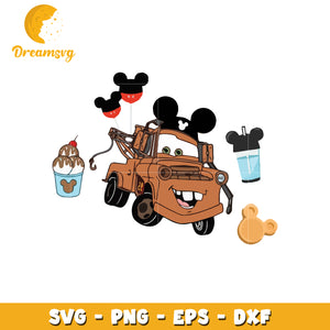 Mater svg, disney svg, cars movie characters svg