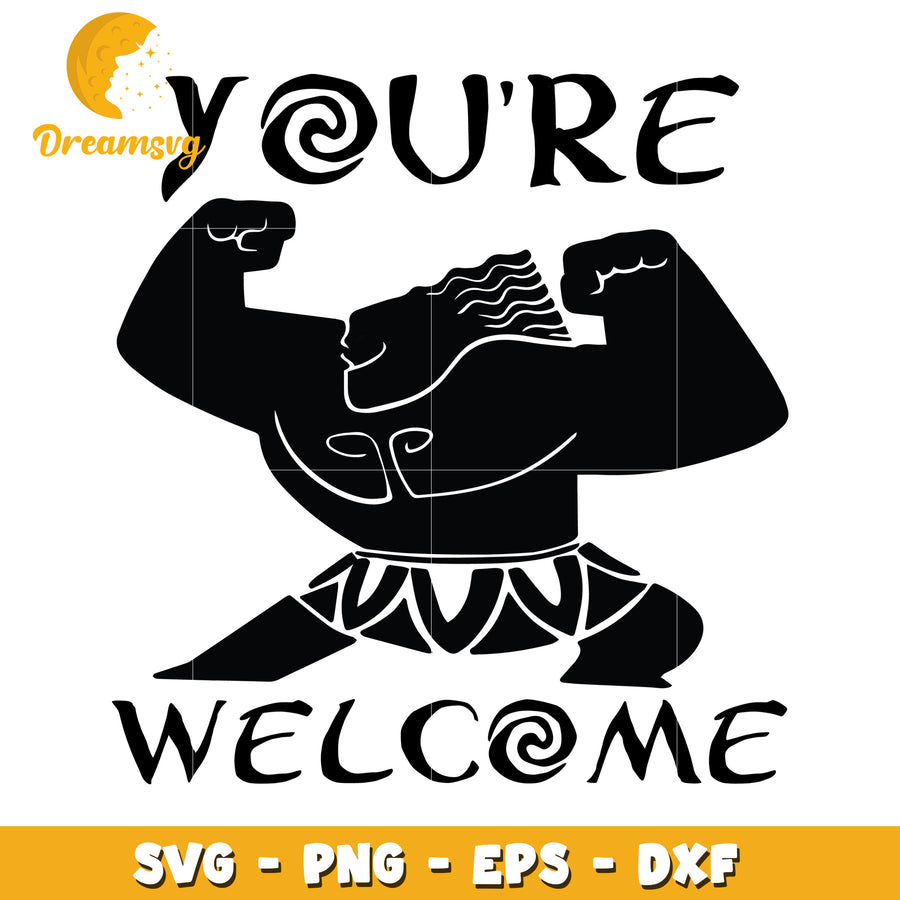 Maui Welcome SVG Cut File PNG EPS DXF