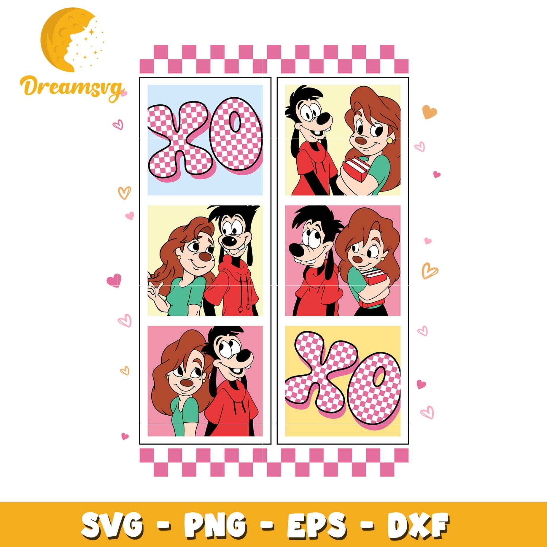 Max & Roxanne SVG Cut Files