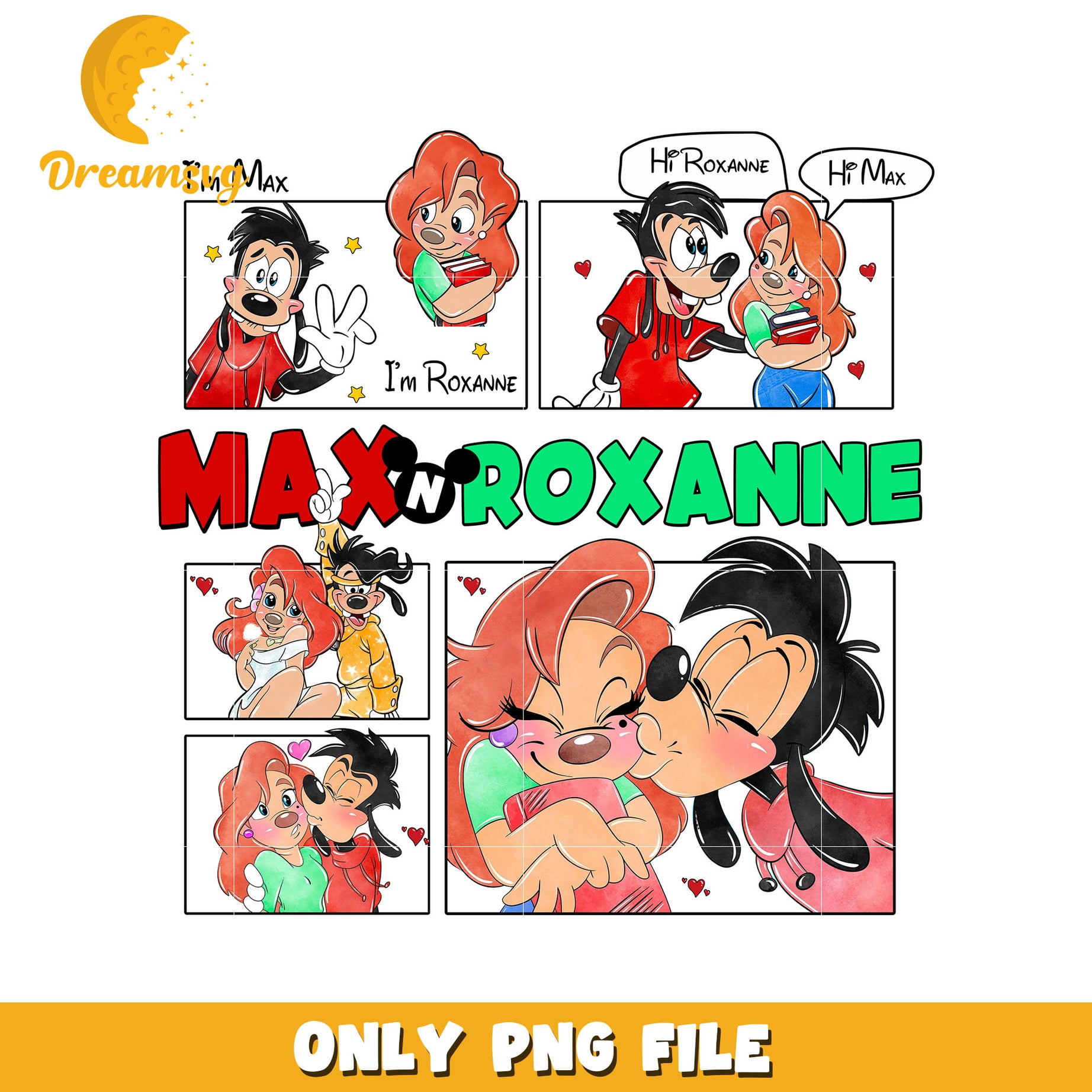 Max and roxanne valentine png, Max and roxanne png, valentine png