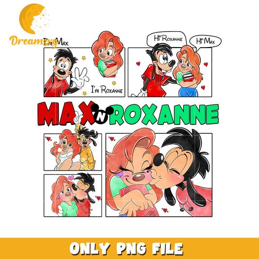 Max and roxanne valentine png, Max and roxanne png, valentine png
