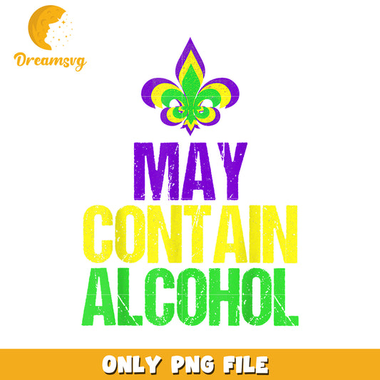 May contain alcoho new orleans logo png, mardi gras new orleans png