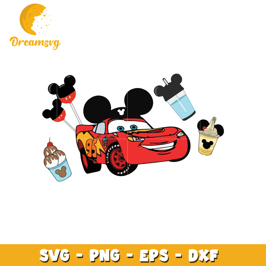 Mc queen svg, disney svg, cars movie characters svg