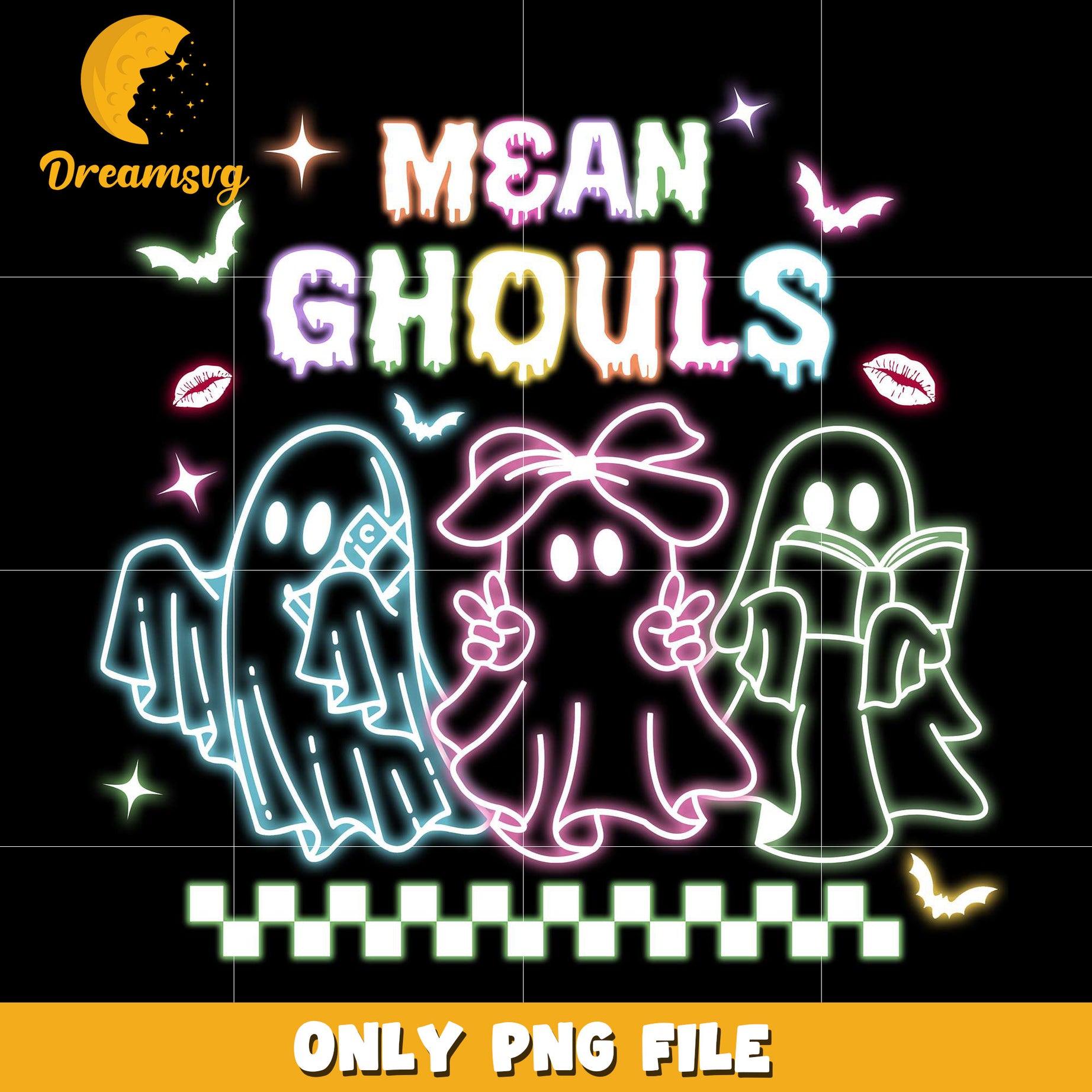 Mean ghoul neon design png, halloween characters​ png, halloween design png