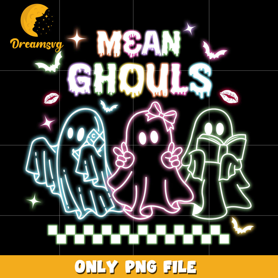 Mean ghouls png, halloween characters​ png, halloween design png