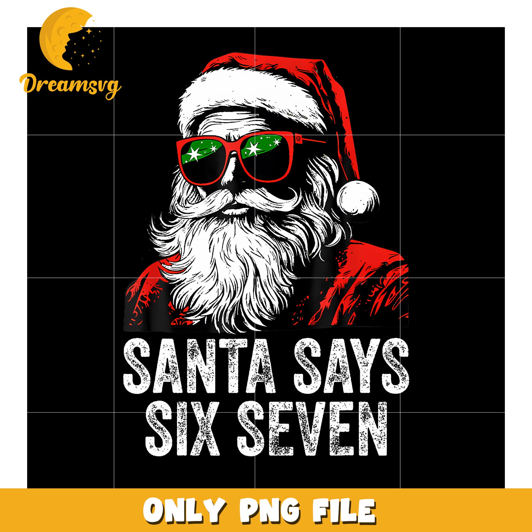 Meme Funny Six Seven Christmas png, funny designs​​ png, santa jokes png