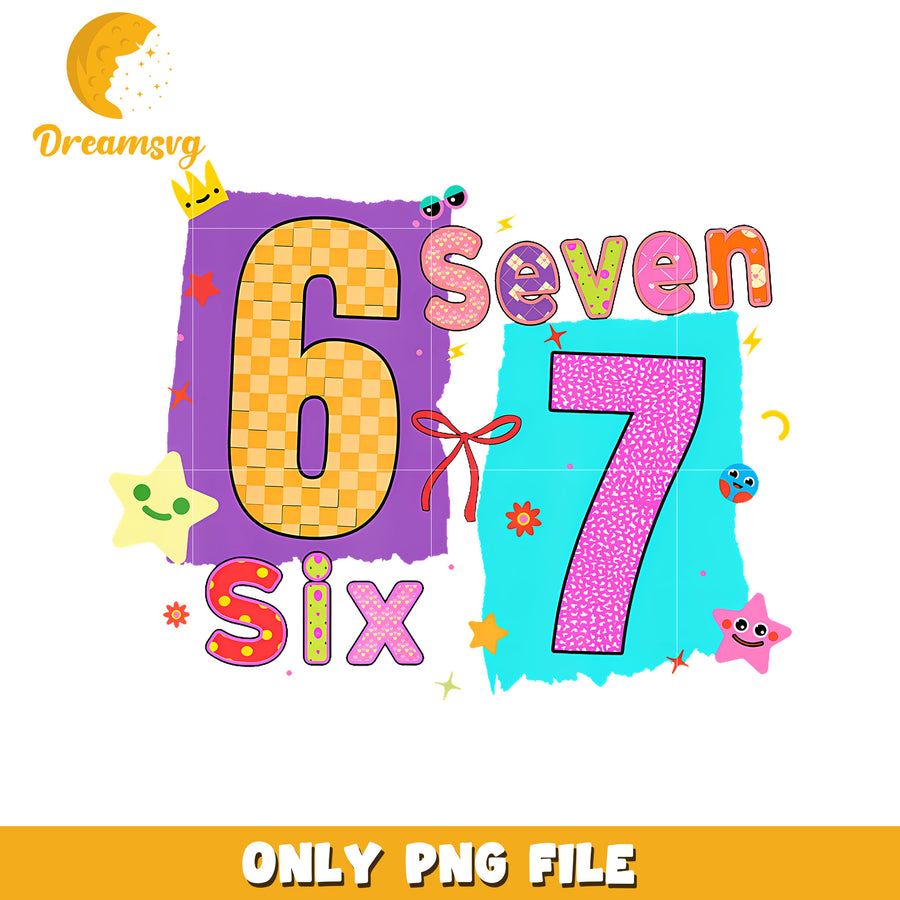 Meme six seven png, american trend png, sixseven core png