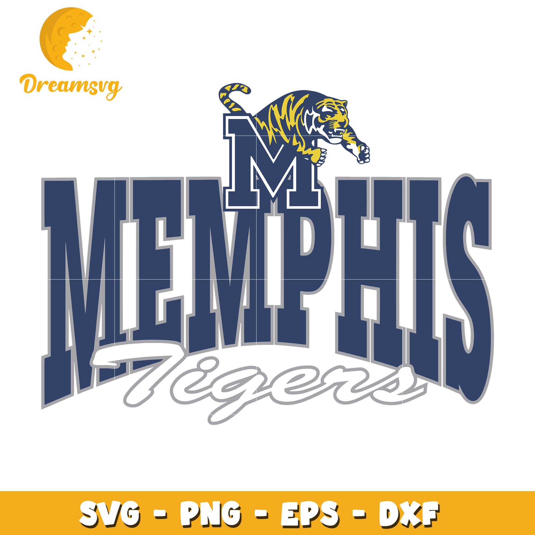 Memphis Tigers SVG PNG EPS DXF