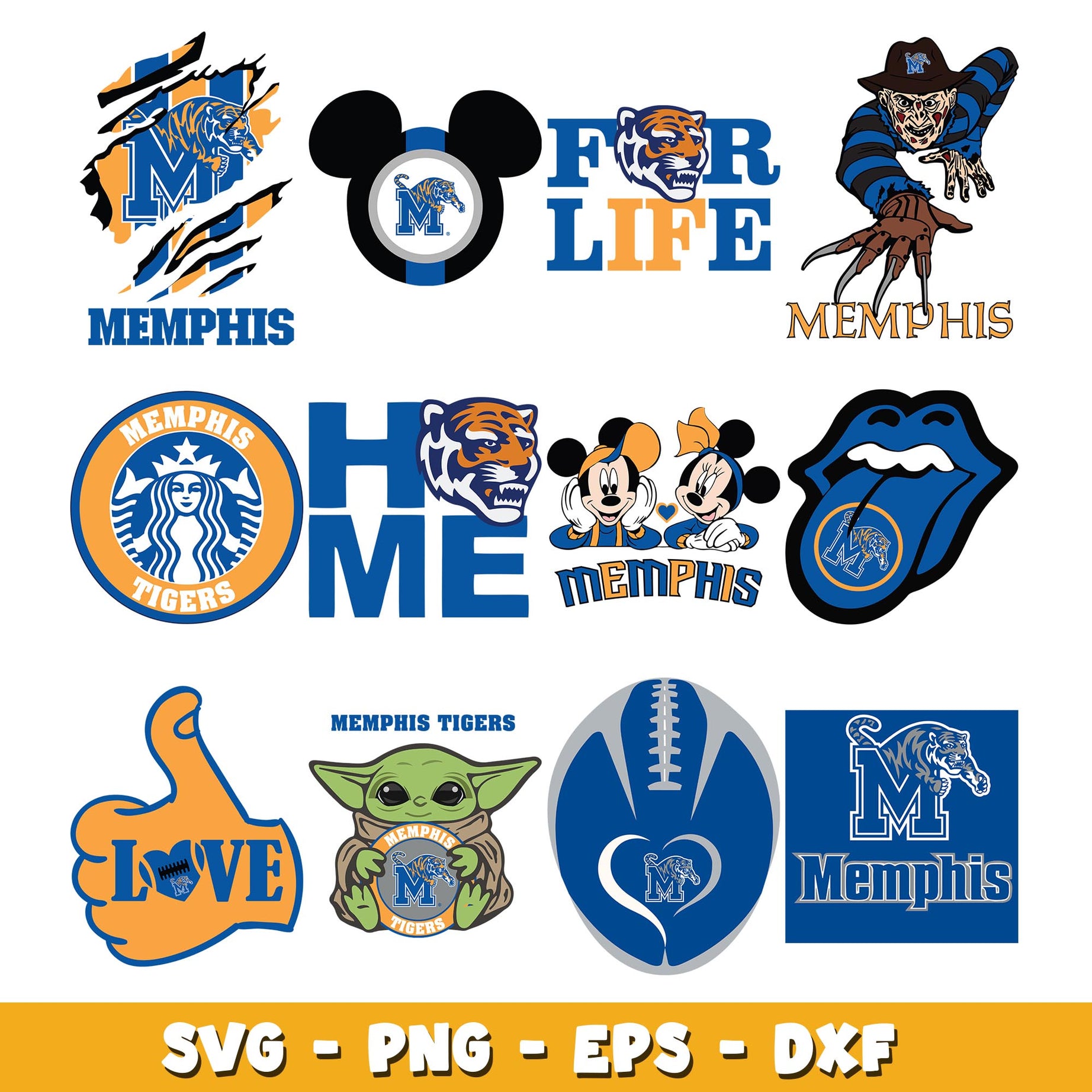 Memphis Tigers Logo Bundle svg, Memphis tigers logo svg, ncaa svg 