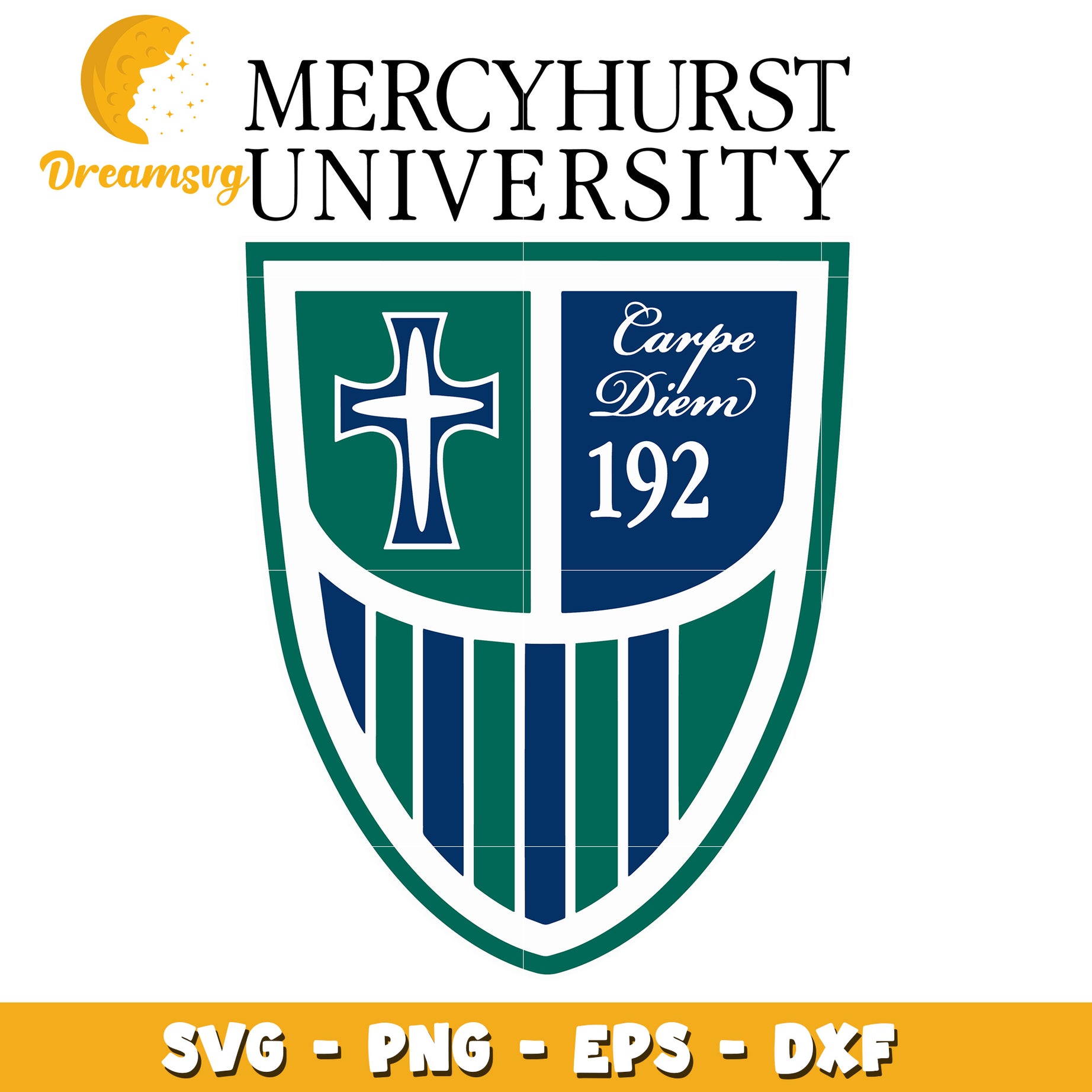 Mercyhurst University SVG Logo Carpe Diem Design Files Download