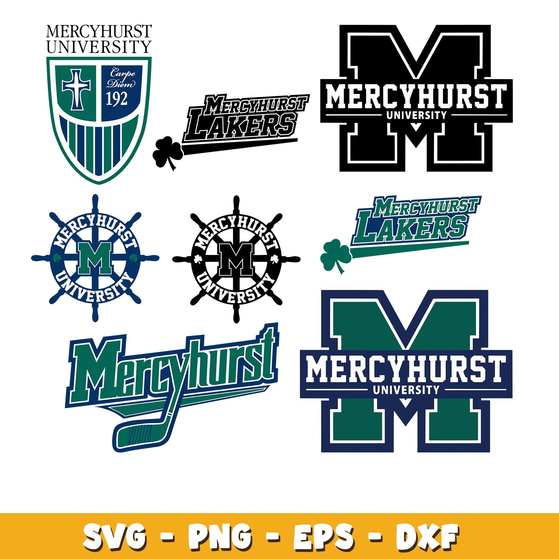 Mercyhurst Lakers Bundle svg, Mercyhurst Lakers logo svg, ncaa svg 