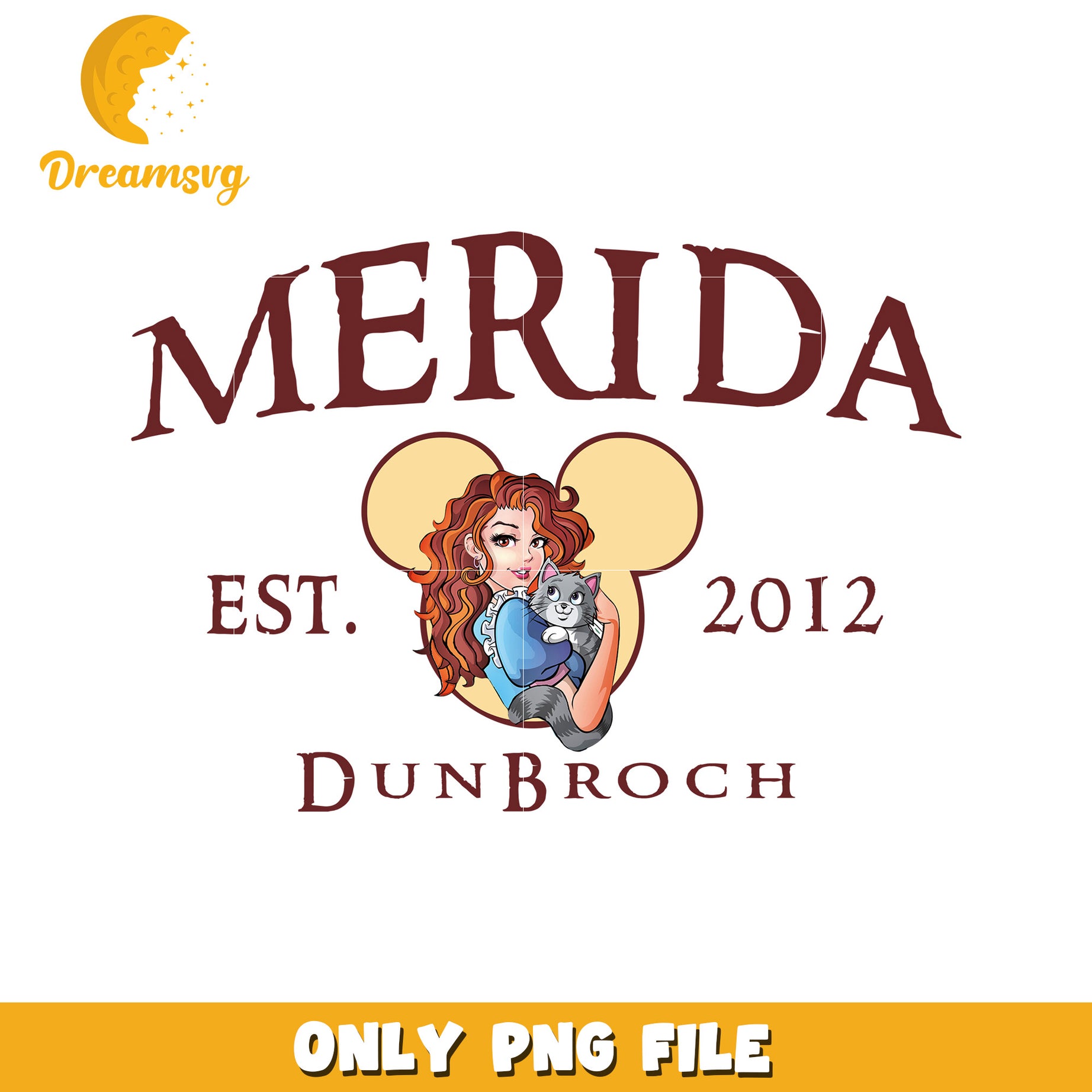 Merida PNG Sublimation Design