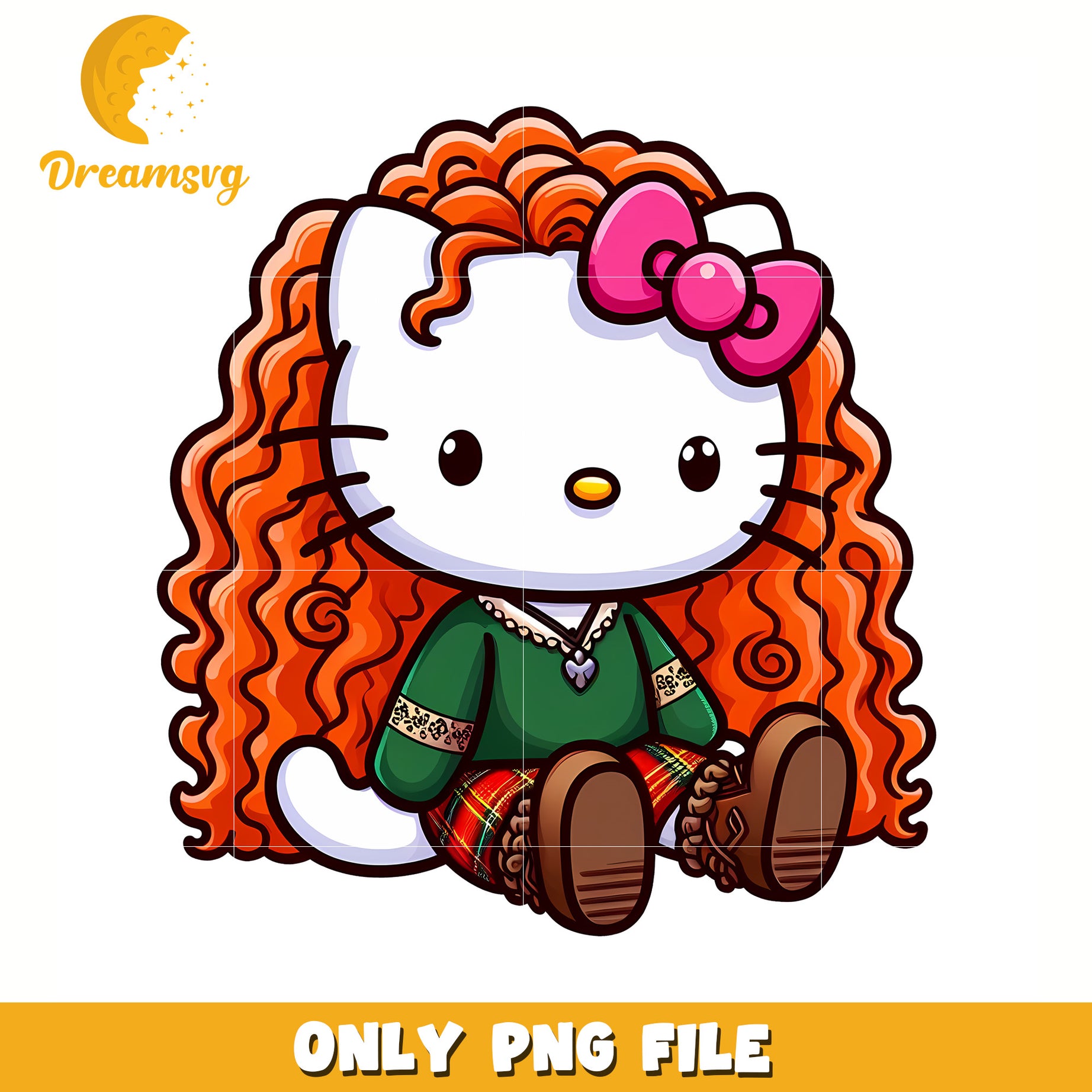 Merida kitty png, hello kitty mirror png, hello kitty friends png
