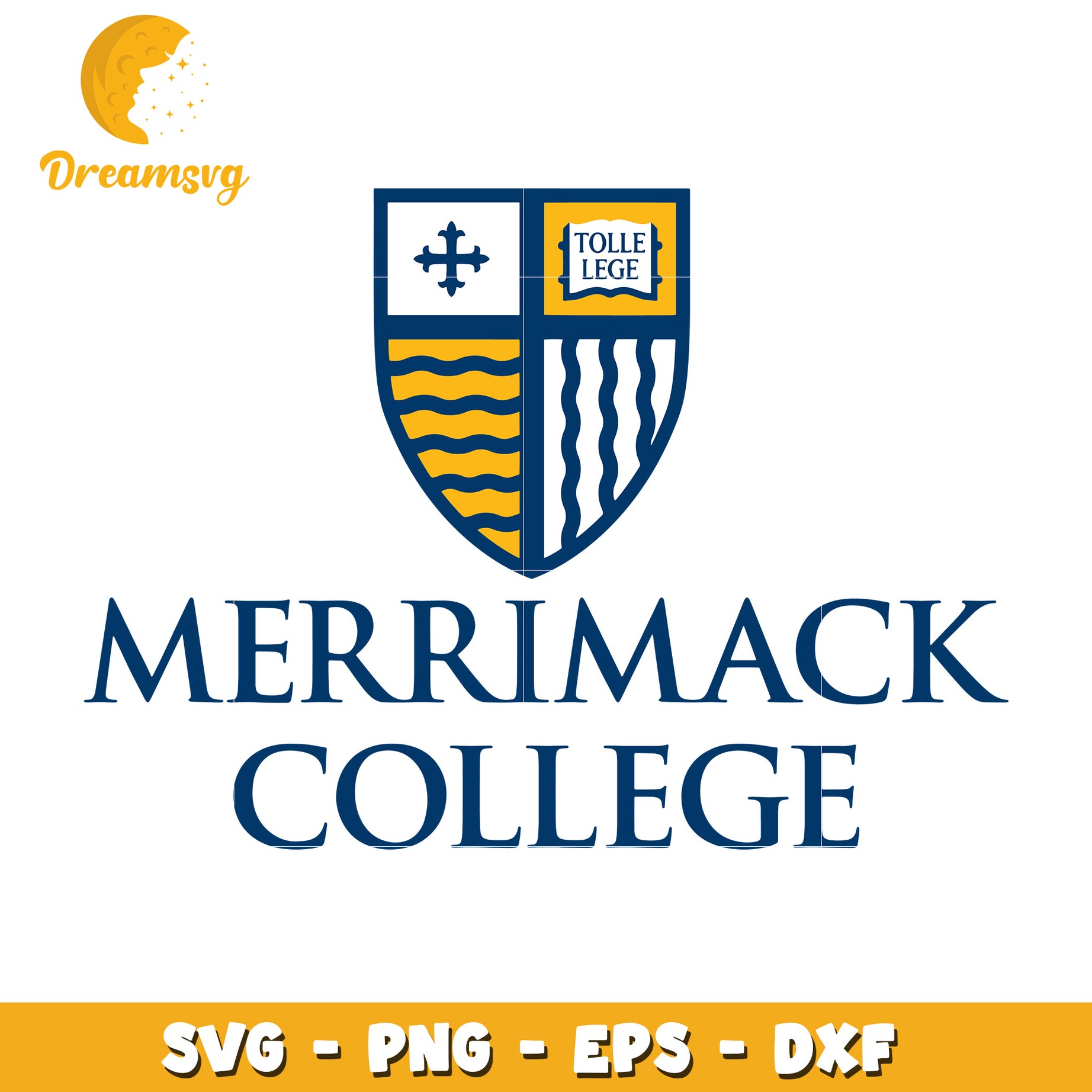 Merrimack College Logo SVG Design for Creative Projects