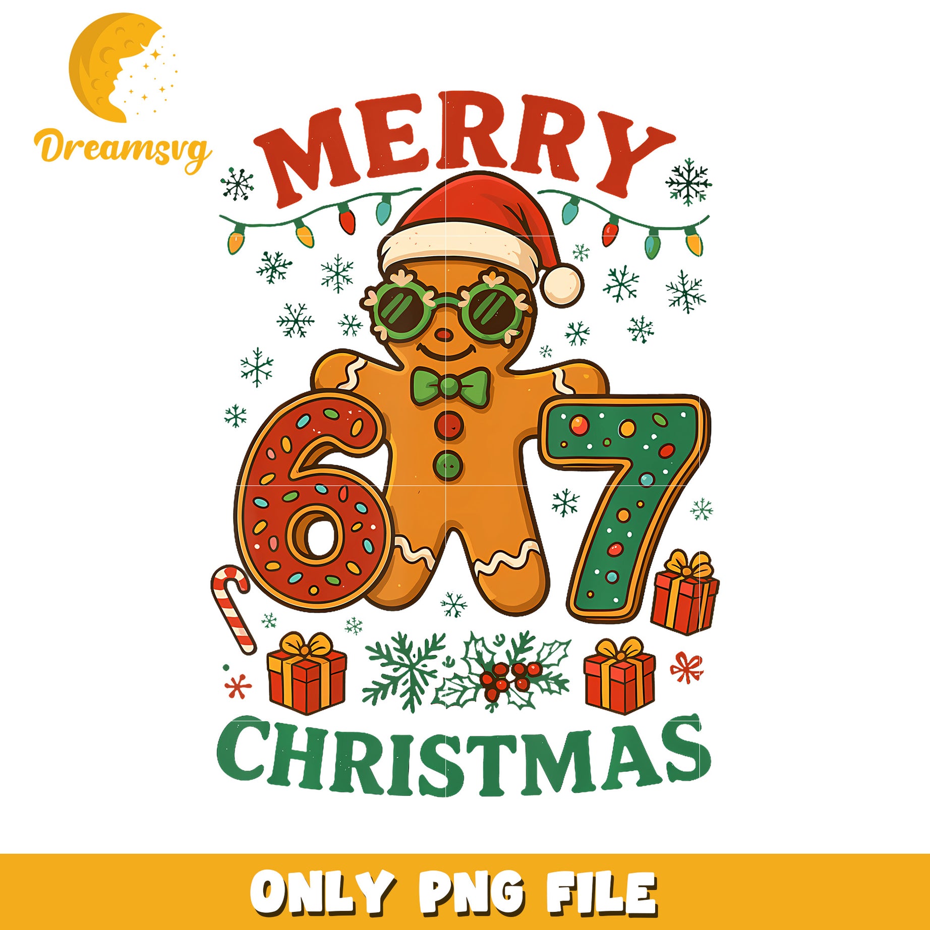 Merry 67 christmas png, christmas cookies png, trending quotes png