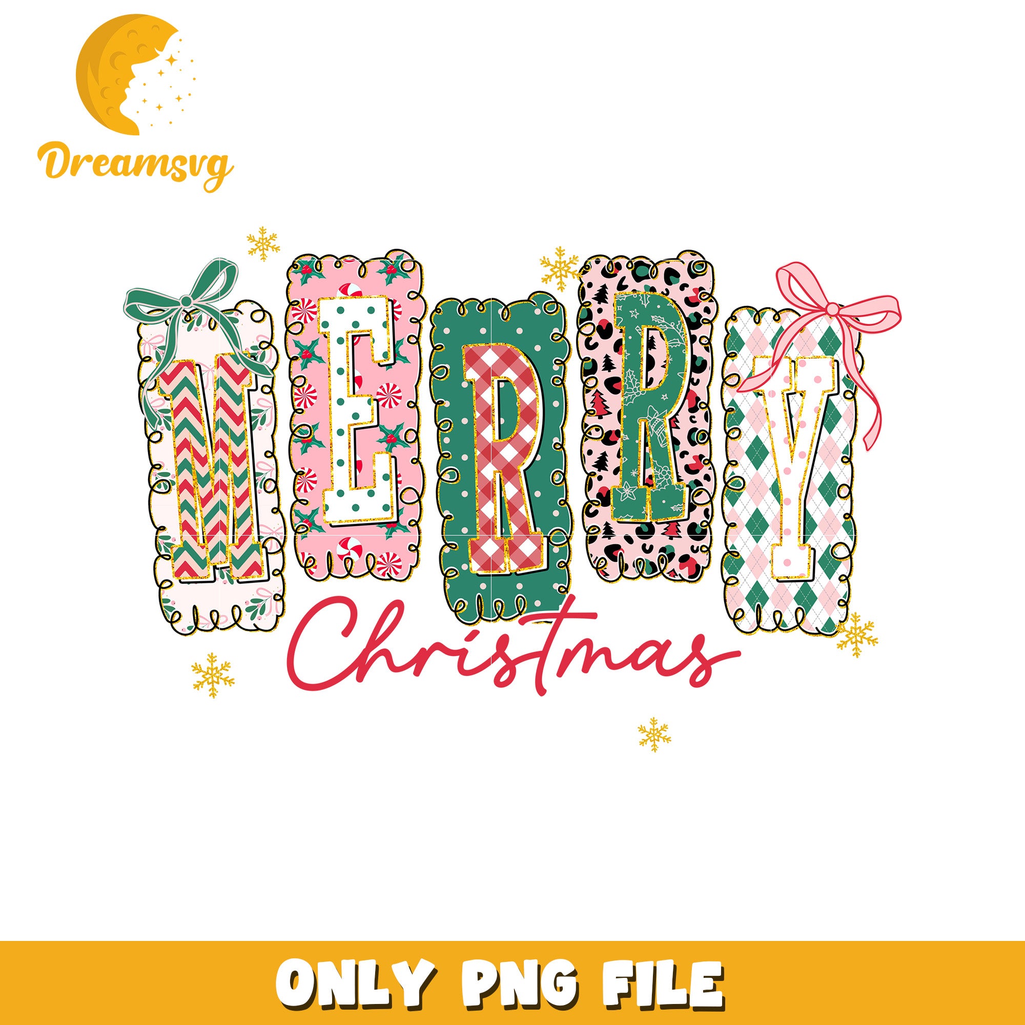 Merry Christmas pink png, christmas lights​ png, christmas music​ png